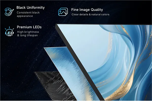 Ultra-Thin MP-Air Flexible LED Screen-Excellent Black Uniformity